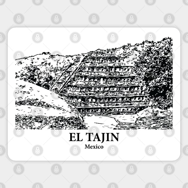 El Tajin - Mexico Magnet by Lakeric